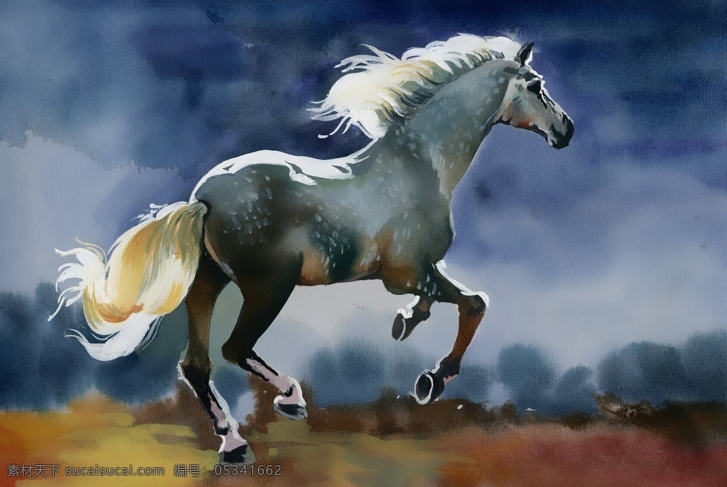 水墨马 手绘马 手绘 马设计素材 素描 骏马 马到成功 一马当先 中国风 马匹 马 动物 绘画书法 文化艺术