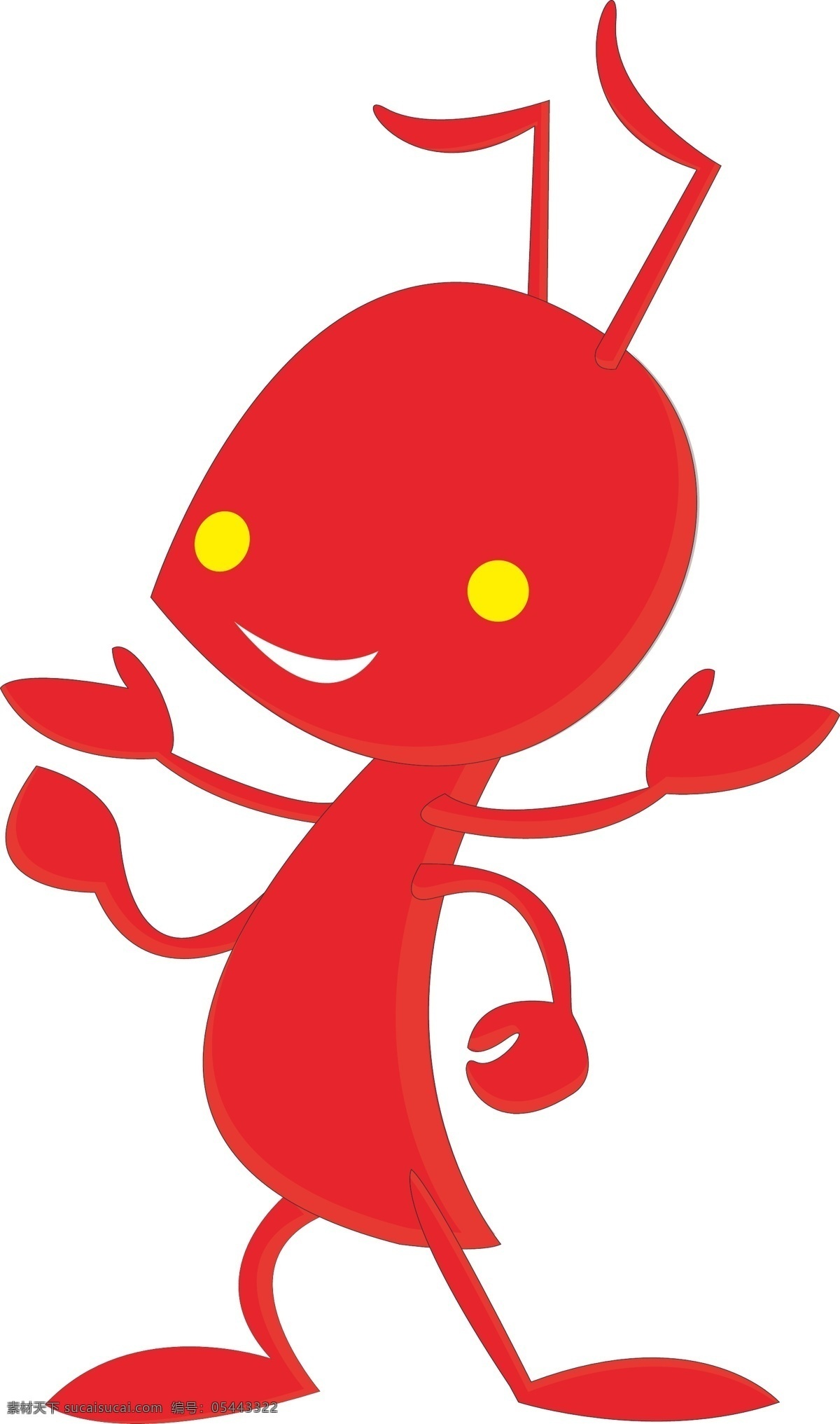 红 蚂蚁 红色 卡通蚂蚁 红蚂蚁 原创设计 其他原创设计