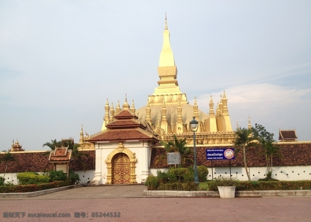 老挝首都寺庙 老挝 首都 万象 寺庙 美景 旅游摄影 国外旅游