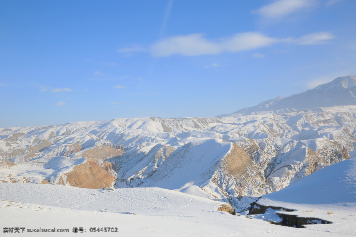 冬雪 雪 白雪 雪景 天山雪 天山牧场 冬天的雪 雪松 雪原 雪地 雪山 旅游 雪中景1 自然风景 自然景观 蓝色