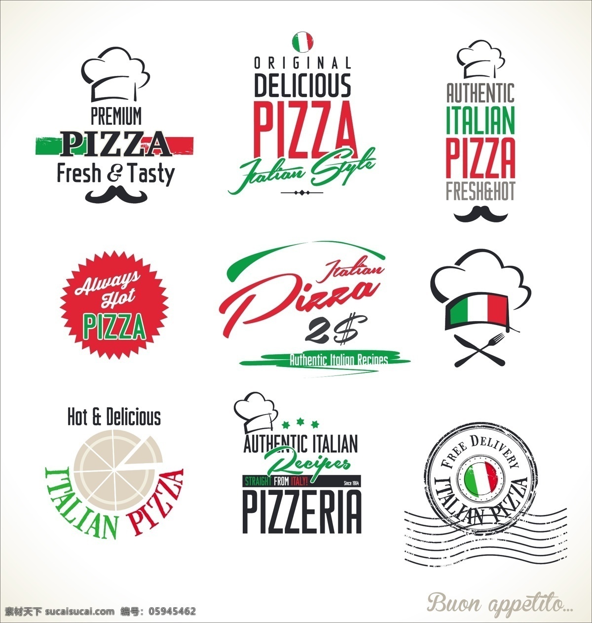 意大利 披萨 标志 披萨标志 意大利披萨 披萨美食 披萨图标 标志图标 矢量素材 白色