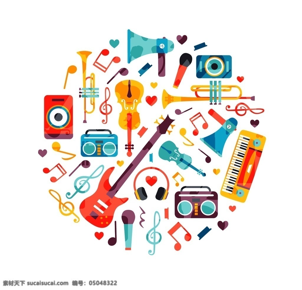 音乐 乐器 矢量 图形 元素 图案 插画 插图 音乐乐器 图标 icon 背景 装饰 动漫动画
