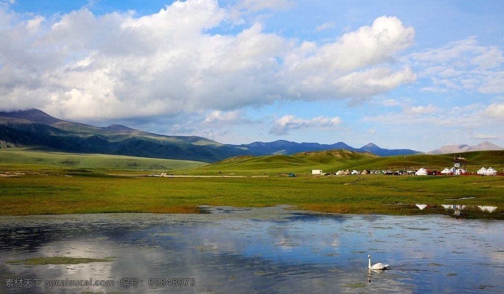 唯美 风景 风光 自然 新疆 伊犁 巴音布鲁克 湖 旅游摄影 国内旅游