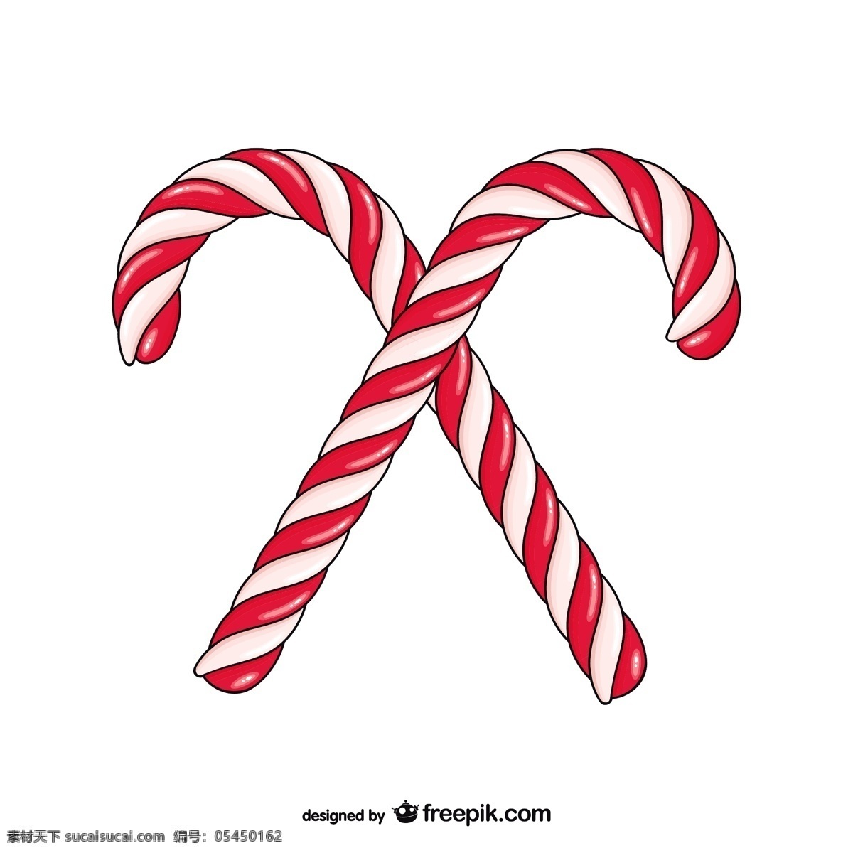 圣诞糖果图 圣诞节 糖果 装饰 绘画 圣诞节矢量 圣诞装饰 装饰品 圣诞装饰品 圣诞藤条 糖果手杖 手杖的载体 白色