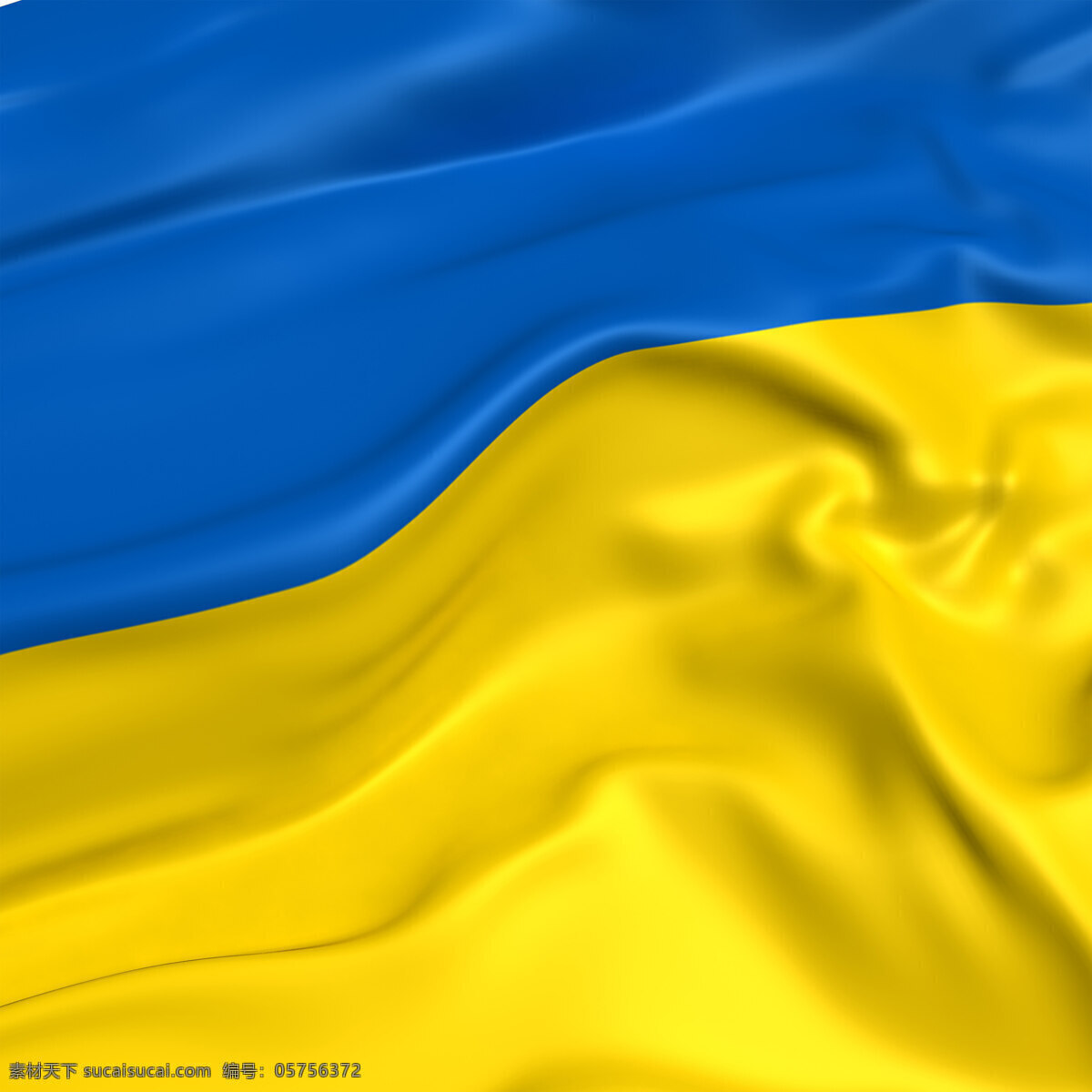 乌克兰国旗 黄色