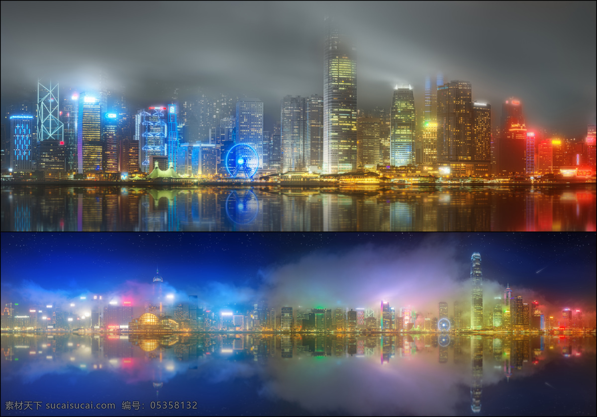 美丽 维多利亚 夜景 维多利亚港 香港夜景 高楼大厦 摩天大楼 城市风景 城市夜景 美丽风景 美丽景色 繁华都市 城市风光 环境家居 灰色