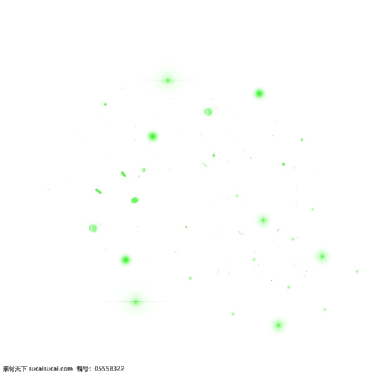 光点 酷 炫炫 光 元素 绿色 炫光 光晕 装饰 光源 光圈 镜头 旭日 酷炫