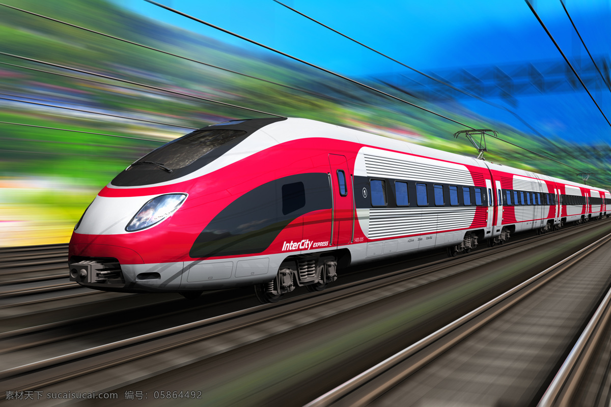 高速 行驶 火车 动车 高铁 交通工具 其他类别 现代科技