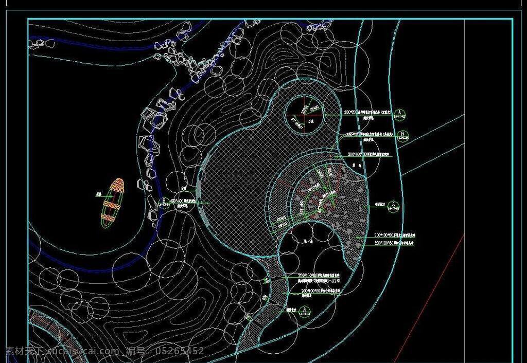 cad cad设计图 公园 景观 景观施工图 施工图 小区 园林 源文件 竖向 放线 设计图 施工图纸 dwg cad素材 室内图纸