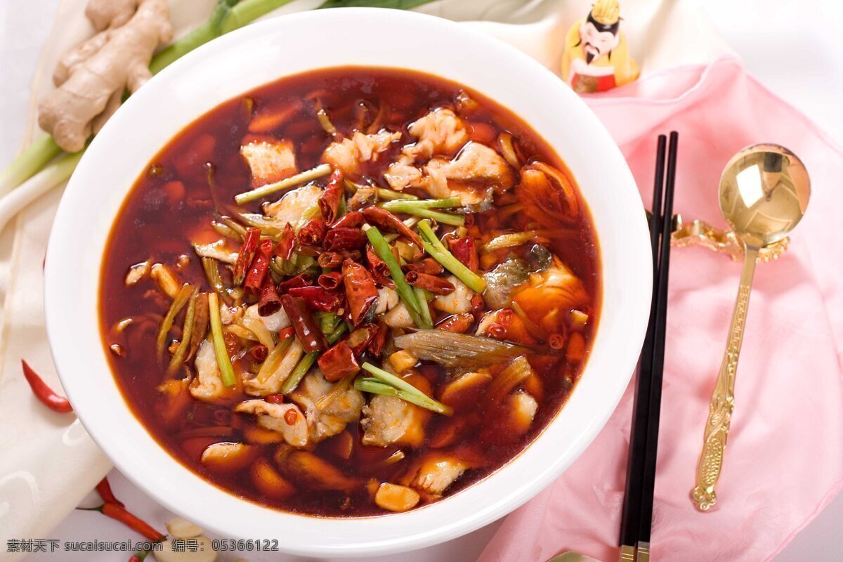 豆花鱼 水煮鱼 酸菜鱼 麻辣鱼 香辣鱼片 餐饮美食 美食摄影 传统美食