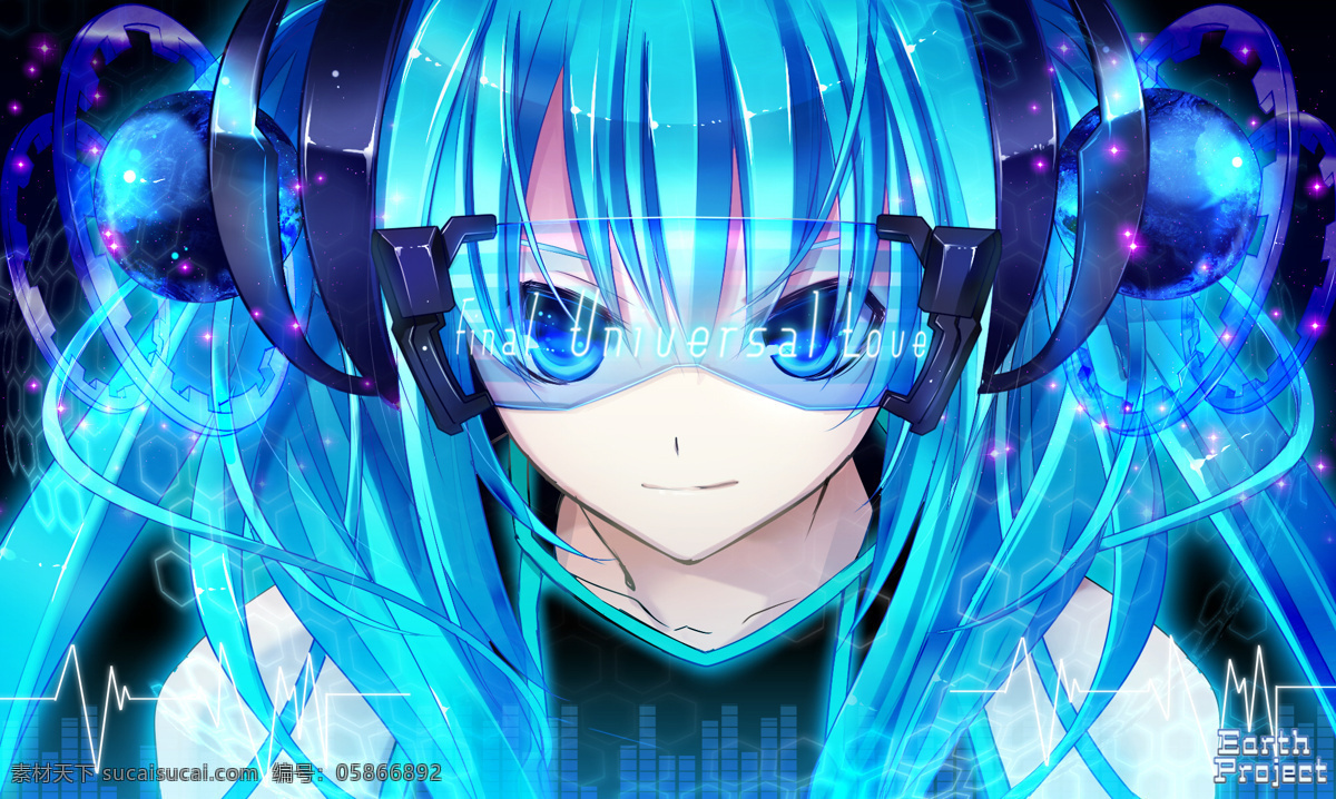 初音未来 二次元 卡通 美少女 动漫 漫画 游戏 美女 插画 高清 二次元图库 动漫动画 动漫人物