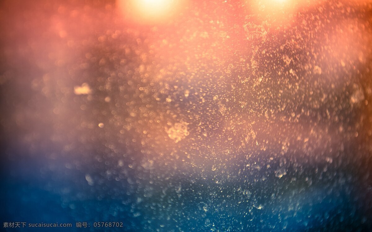 玻璃 窗上 雨滴 光晕 渐变 梦幻 背景图片