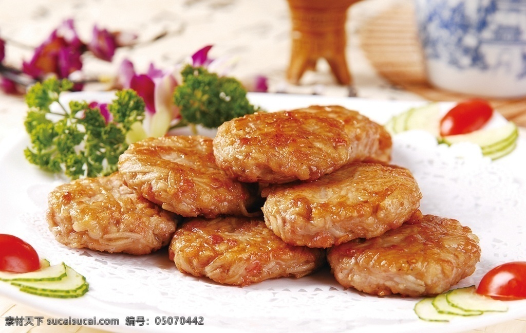 香煎莲藕饼 美食 传统美食 餐饮美食 高清菜谱用图