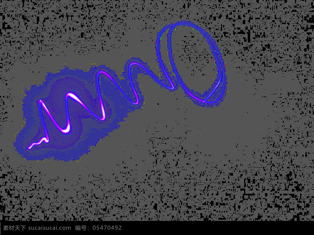紫色 丝带 波浪 弯曲 元素 png元素 海报 免抠元素 透明元素 线条形状