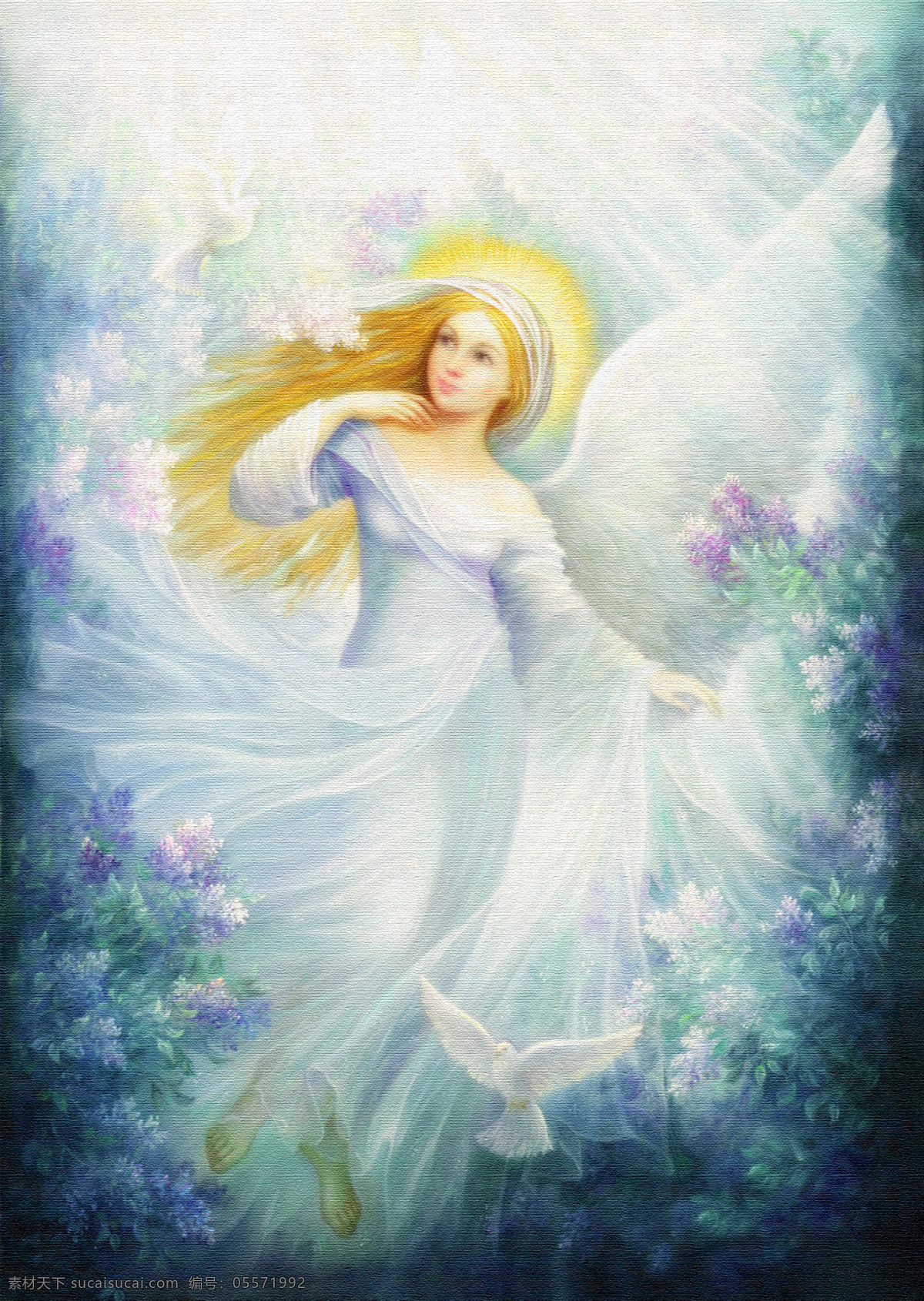 翅膀 古典人物油画 古典油画 光环 绘画 绘画书法 绘画艺术 美术 古典 人物 油画 设计素材 模板下载 金发少女 天使 油画设计素材 油画艺术 艺术油画 手绘 西方油画 系列 共享 图 文化艺术 装饰素材