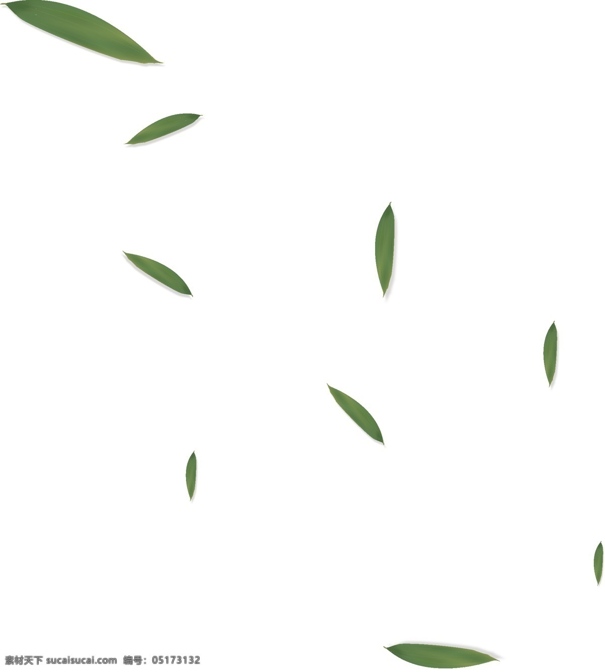 手绘 端午节 漂浮 粽叶 手绘粽叶 漂浮粽叶 叶子 绿色 植物 五月初五 浓情端午 绿色粽叶
