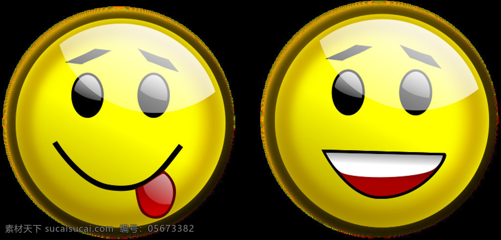 光泽 有光泽的 辉光 inky2010 笑脸 矢量 svg 黄色