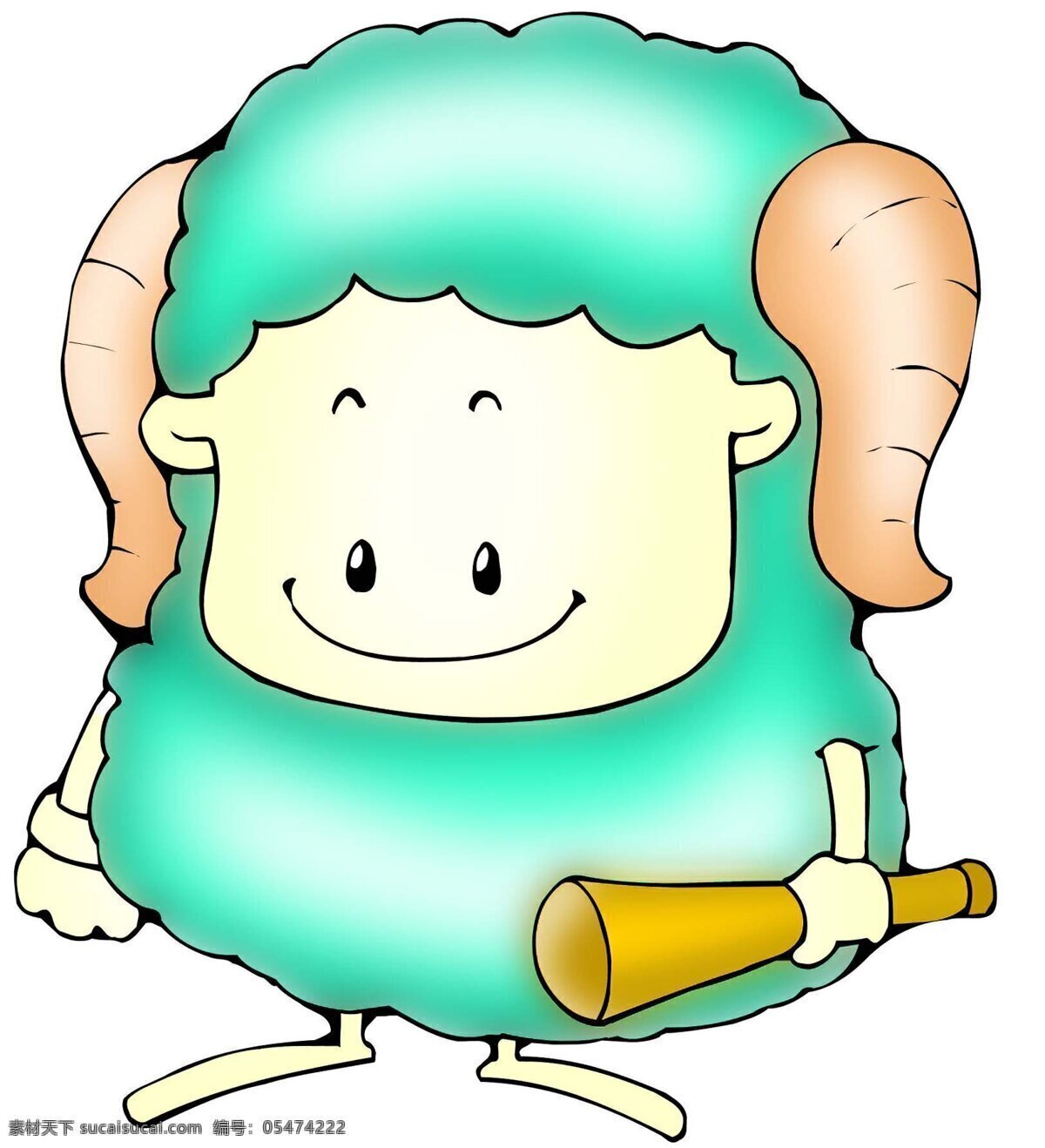 牧羊座 白羊座 星座 插图 星座插图 设计素材 牧羊座篇 书画美术 白色
