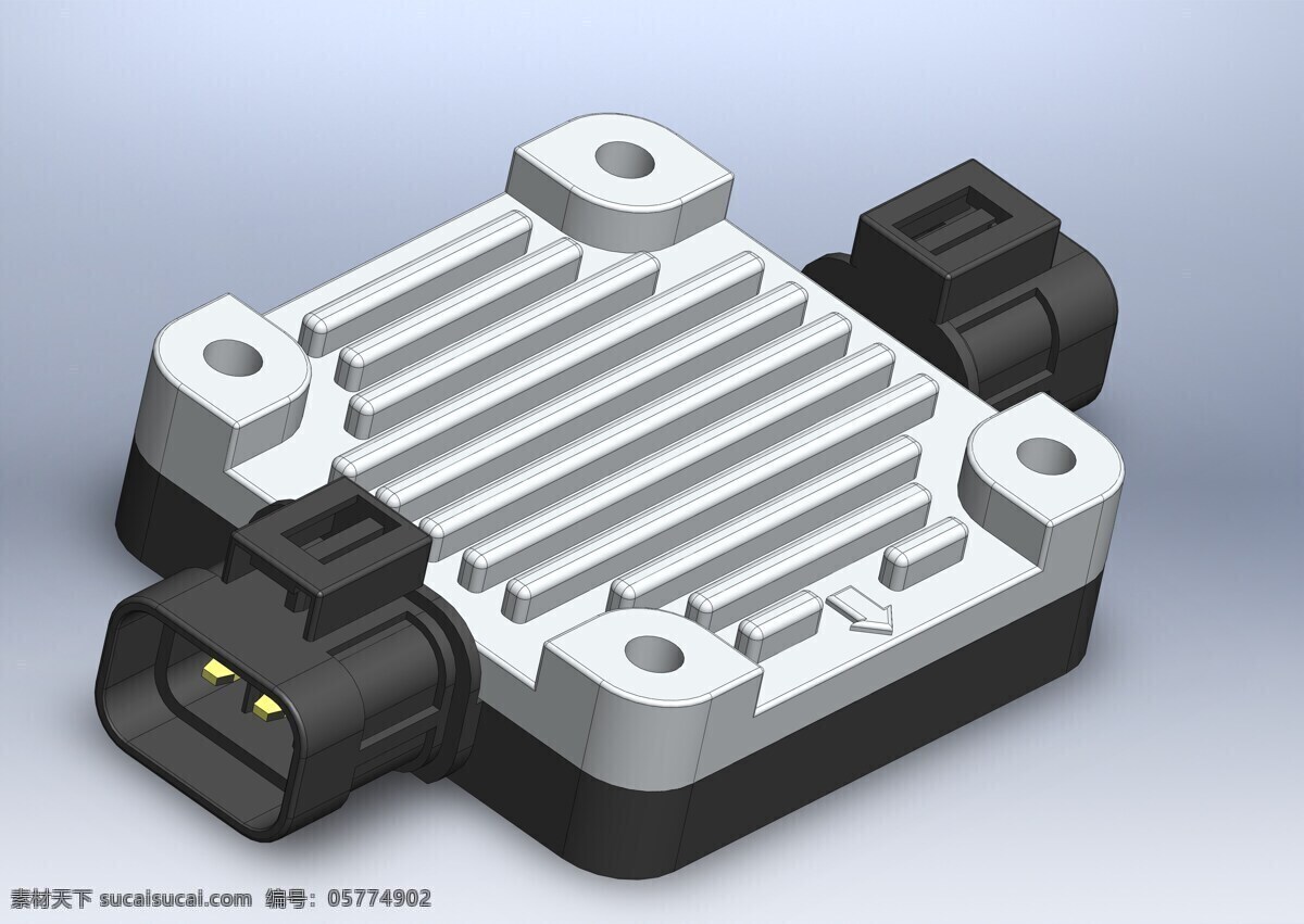 ca det 点火 电压 调节器 插件 渲染 日产尼桑 3d模型素材 其他3d模型
