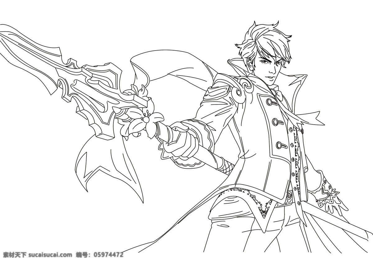 王者荣耀赵云白执事素材图片下载-素材编号05974472-素材天下图库