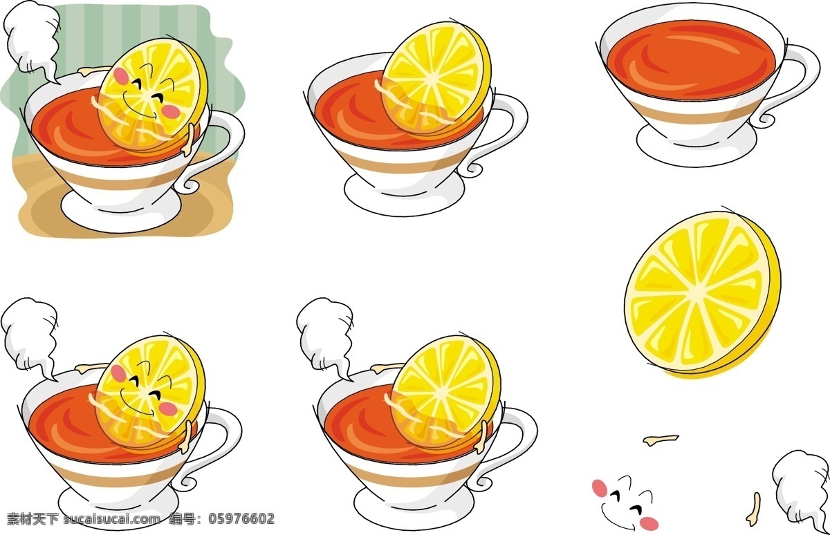 q版 表情 插画 插图 符号 健康 卡通 开心 可爱 手绘 柠檬 矢量 模板下载 手绘柠檬表情 柠檬水 水果 营养 维生素c 幸福 生物世界 插画集