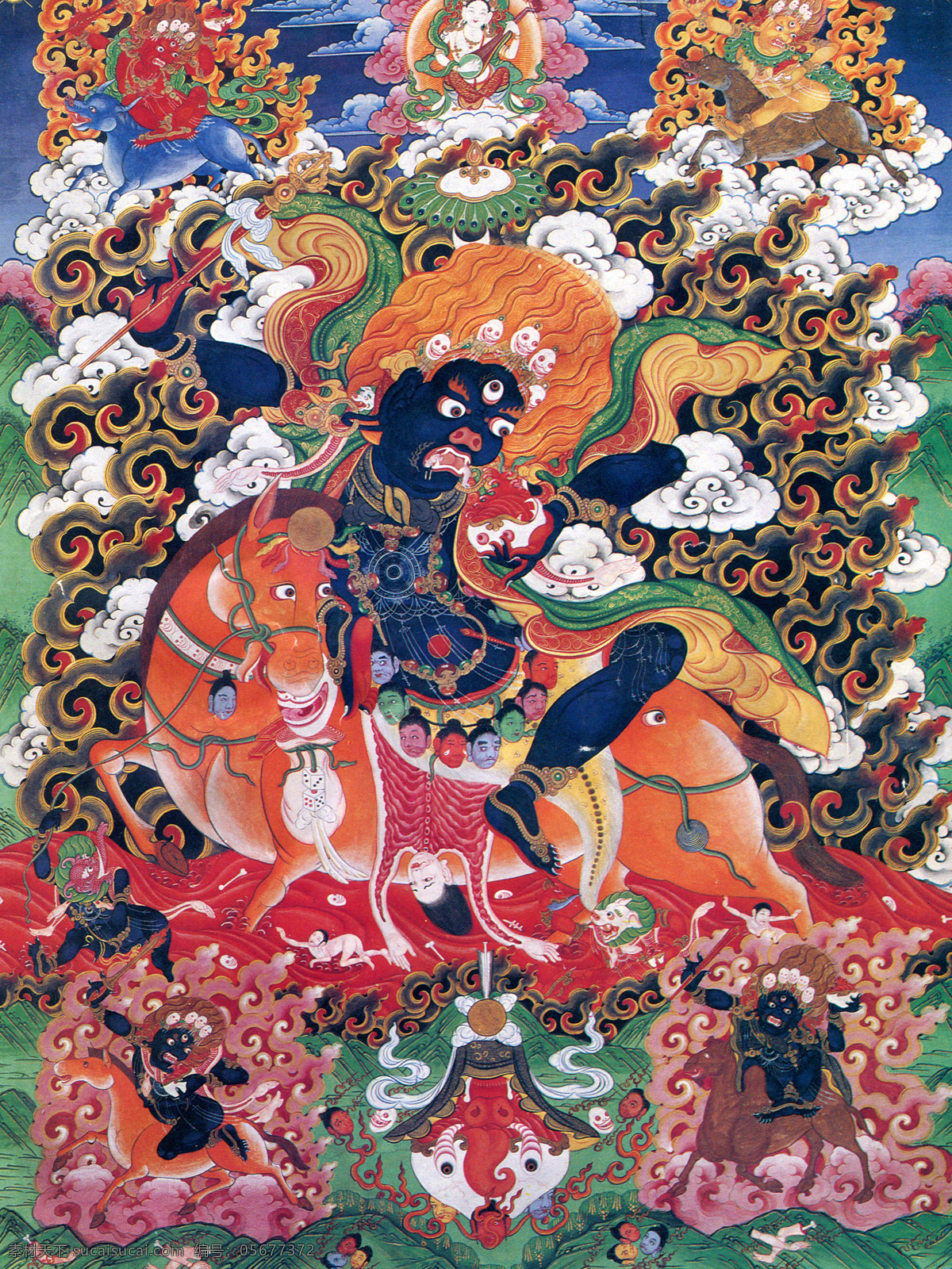 唐卡 装饰画 西藏 佛像 神像 佛陀 文化艺术 宗教信仰 唐卡装饰画