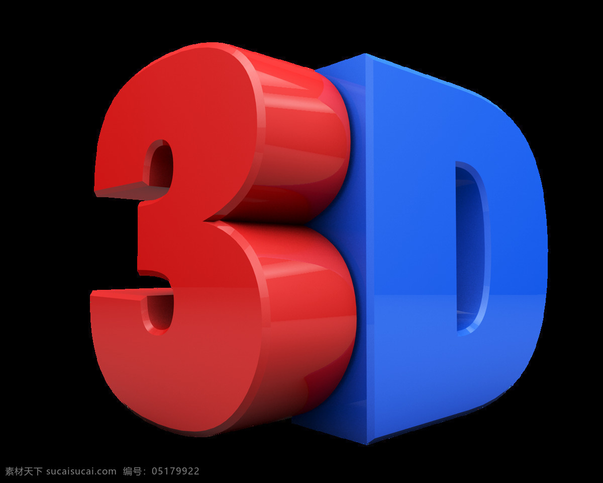 3d免费下载 3d 3d设计 立体字 透明 质感 3d模型素材 其他3d模型