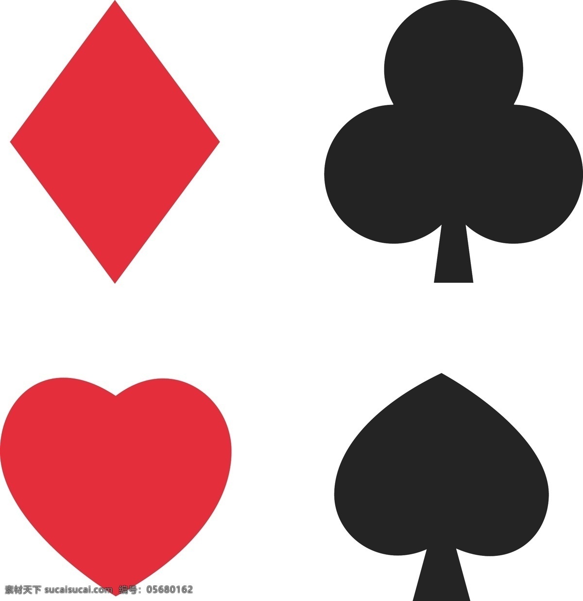 扑克 方块 矢量图 矢量 扑克方块 图标 标志图标 其他图标
