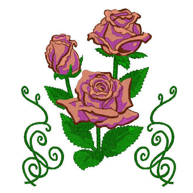 绣花免费下载 服装图案 花纹 玫瑰 树叶 绣花 面料图库 服装设计 图案花型