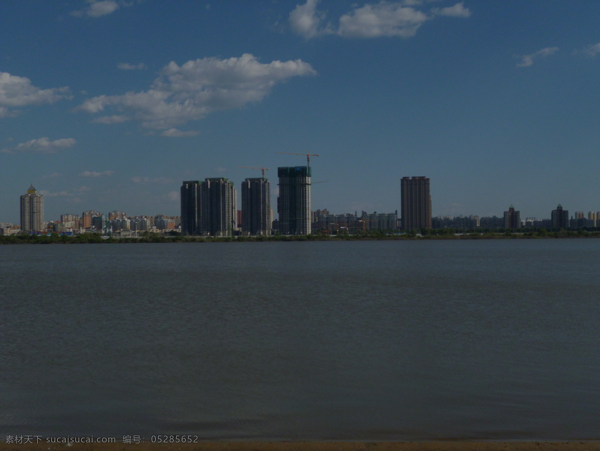 美丽的哈尔滨 哈尔滨 松花江 天空 高楼 远景 迷人的哈尔滨 国内旅游 旅游摄影 黑色