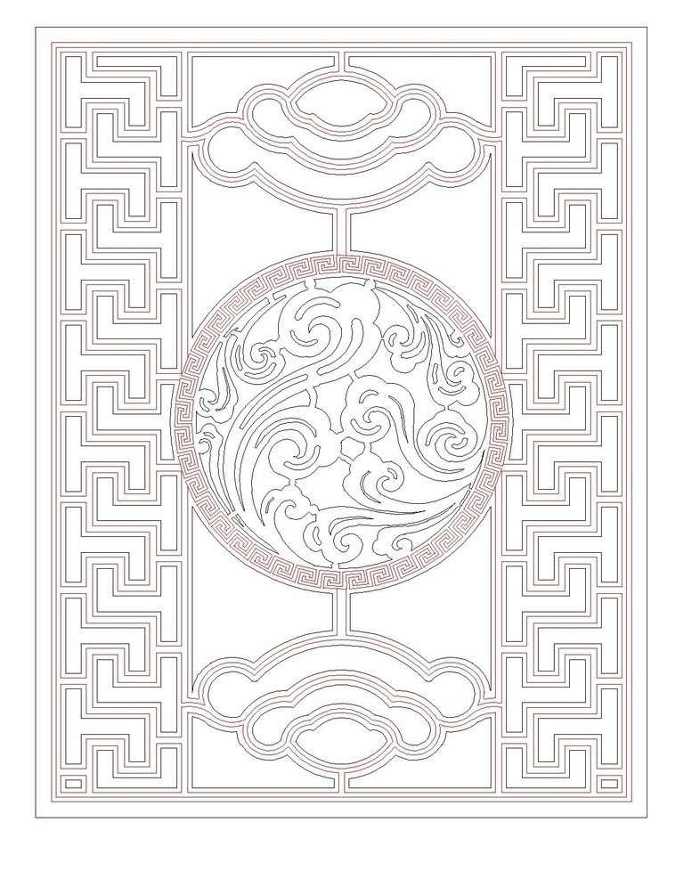 中式祥云 祥云图 激光 镂空 cad 中式 新中式 木雕 文化艺术 传统文化 dwg