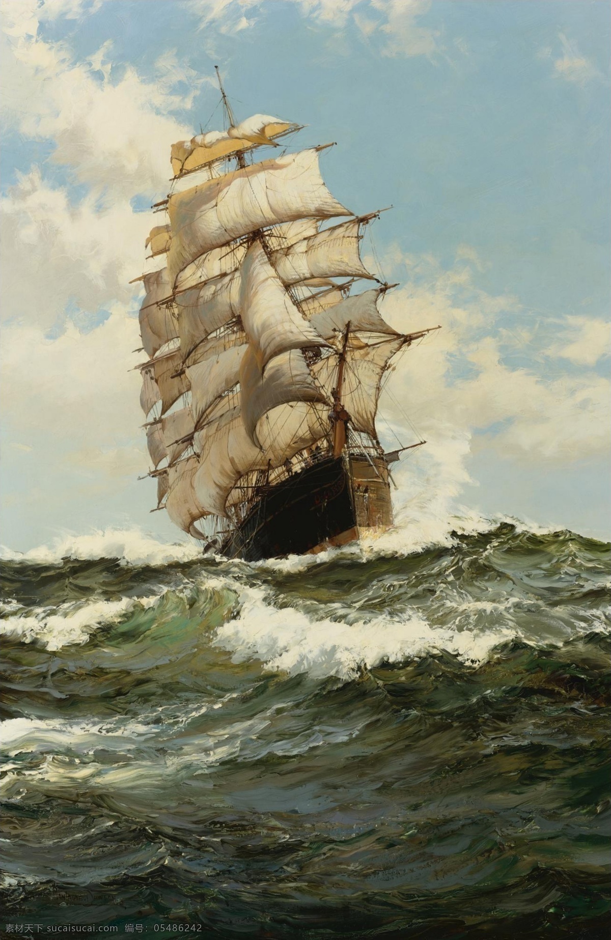 帆船大海油画 扬帆起航 一帆风顺 乘风破浪 帆船油画 大海油画 海洋油画 波澜壮阔 海洋画家 蒙塔古道森 海 道森 蒙塔古 道森蒙塔 航海大海油画 大海帆船 航海 文化艺术 绘画书法