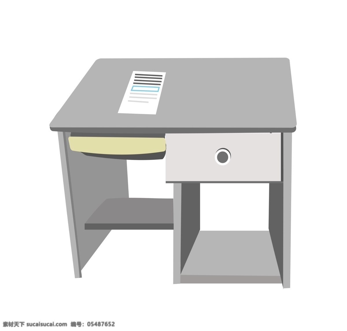灰色 桌子 装饰 插画 灰色的桌子 漂亮的桌子 桌子装饰 桌子插画 立体桌子 卡通桌子 精美桌子