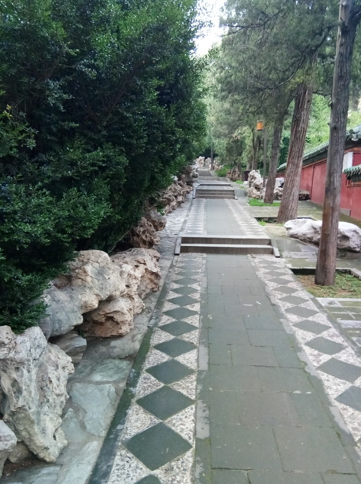 北海公园 北海 公园 小路 石头 旅游摄影 国内旅游