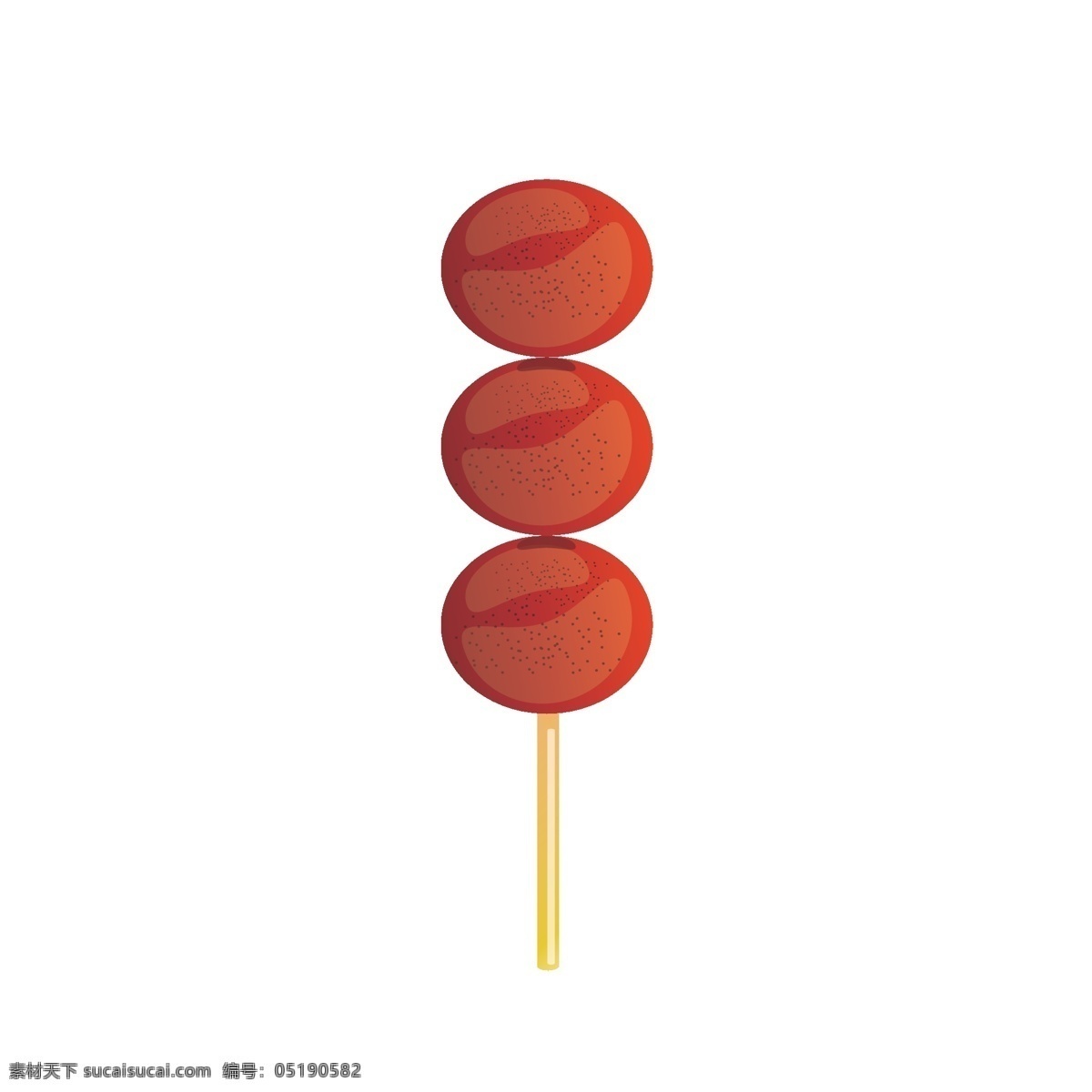 糖葫芦矢量图 糖葫芦 山楂 零食 糖果 矢量图 源文件 生活百科 餐饮美食