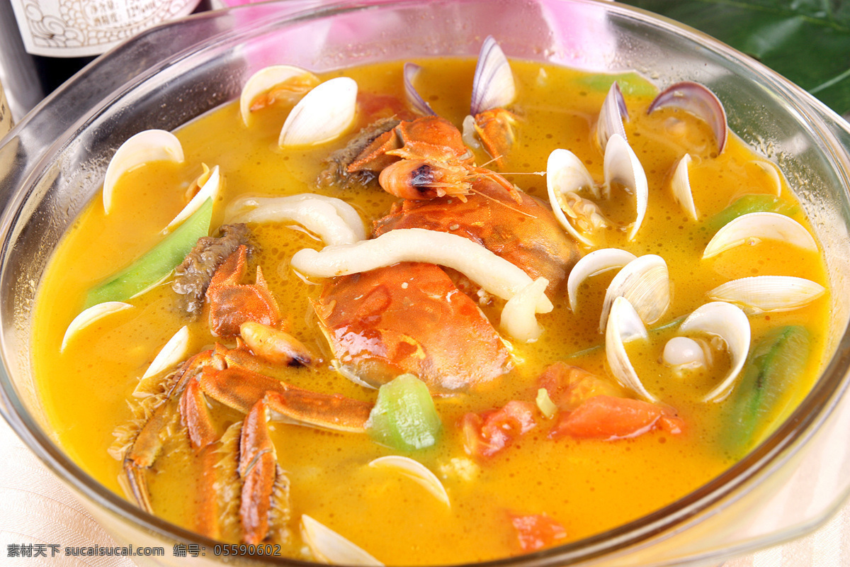 金汤 蟹黄 面疙瘩 传统美食 餐饮美食