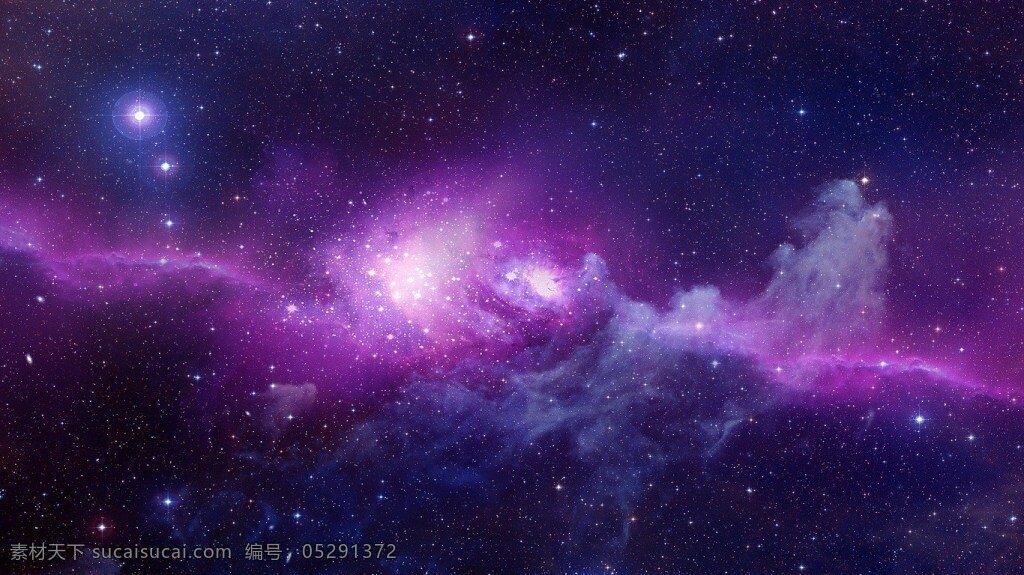 唯美 彩色 渐变 星空 背景 云朵 星际
