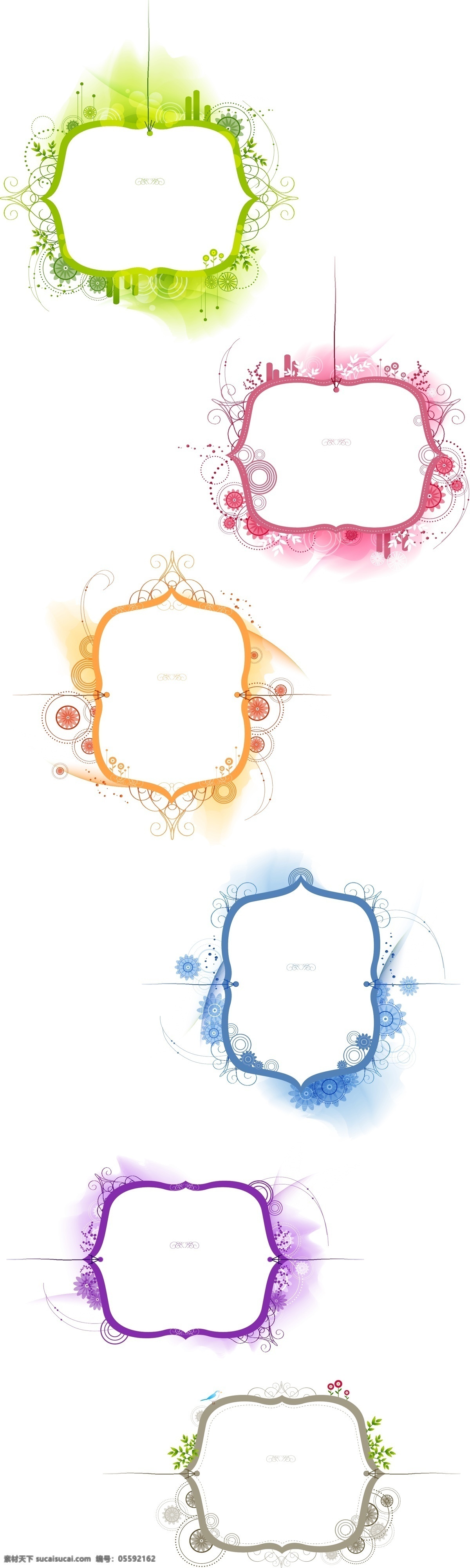 花边 相框 矢量 花纹 矢量图 特殊形状 底纹 边框 花纹花边