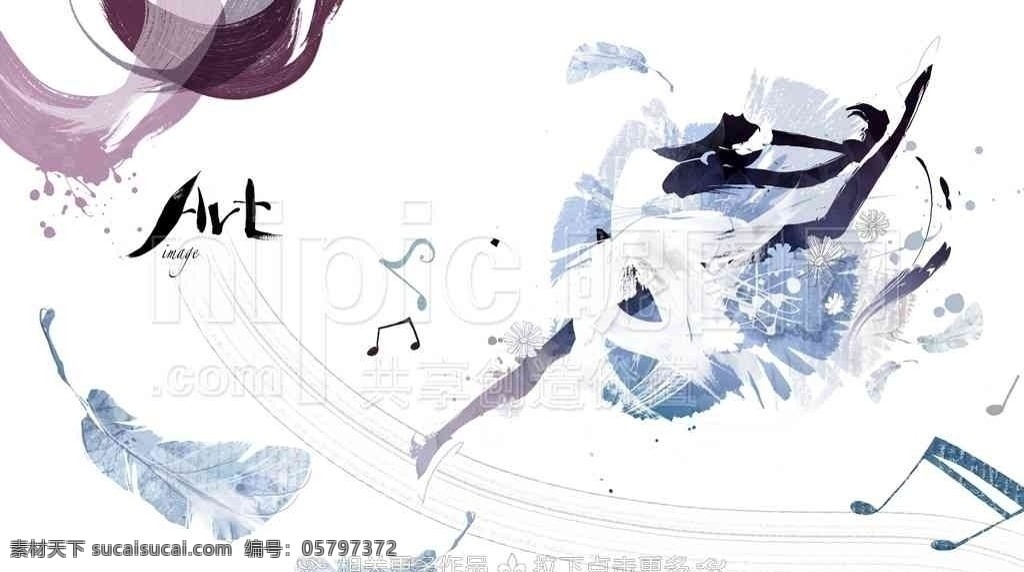 芭蕾舞 芭蕾舞蹈 天鹅舞 舞蹈 舞蹈插画 音乐海报 音乐招贴 音乐广告 乐器插画 分层 源文件