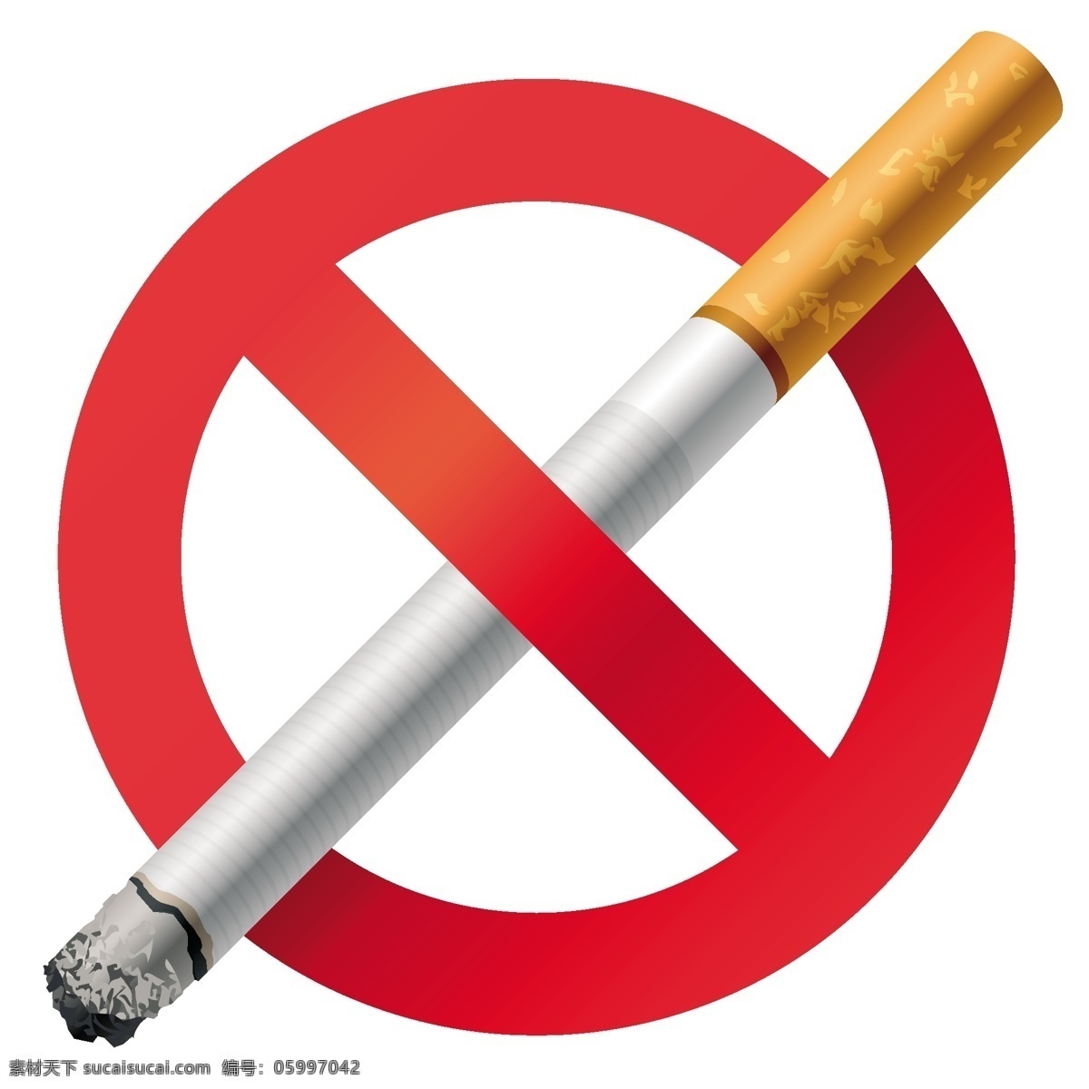 禁止 吸烟 标志 矢量图 其他矢量图
