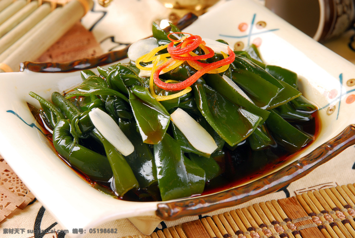 多味海带结 传统美食 餐饮美食