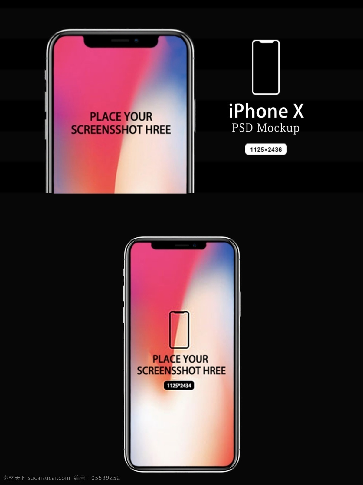 iphonex 样机 手机 网页样机 ui 样机模板