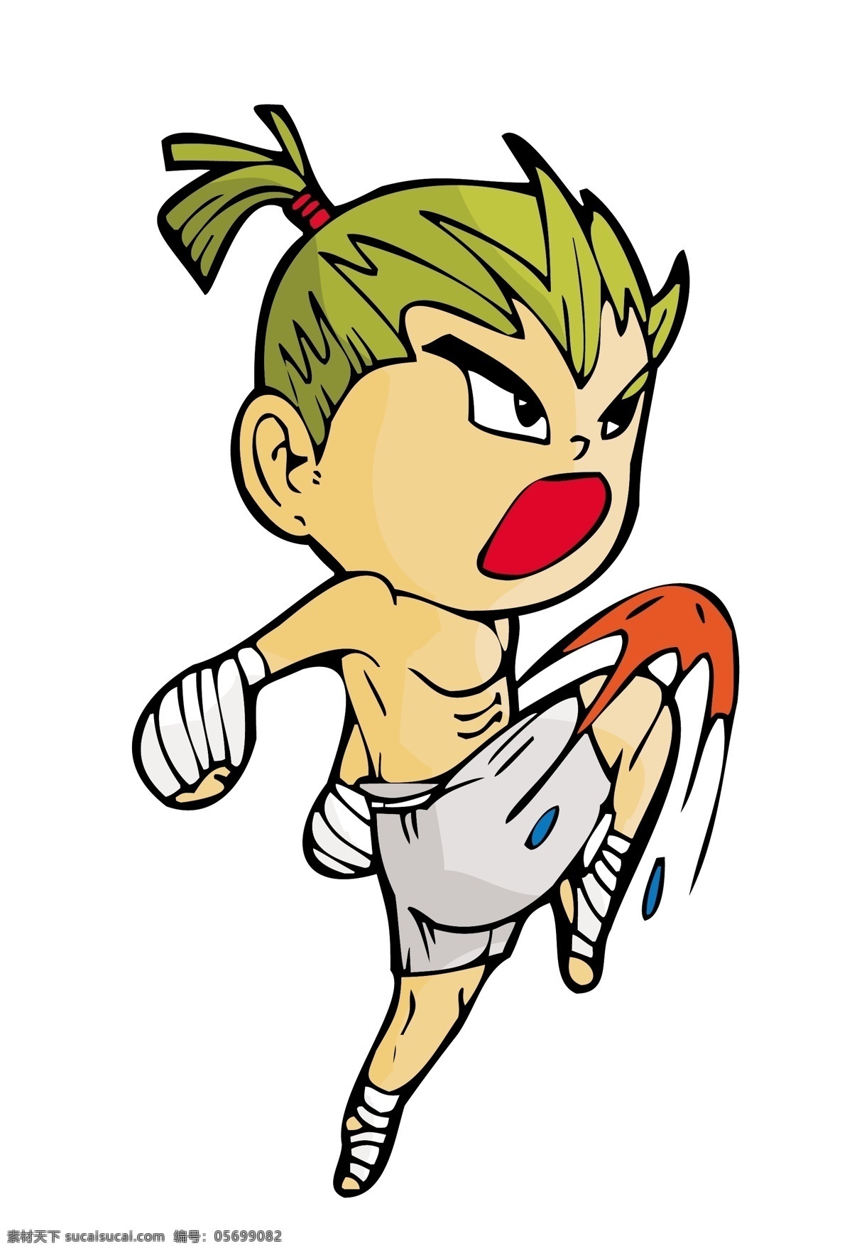 矢量 打拳 可爱 卡通 运动员 模板下载 卡通运动员 人物 大全 日常生活 矢量人物