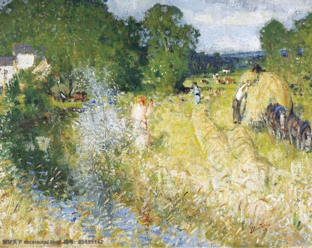 mowing 大师 画家 风景画 静物 油画 建筑 装饰画 hay montezin pierreeugene 人物 高清 西方 国外 现代 家居装饰素材