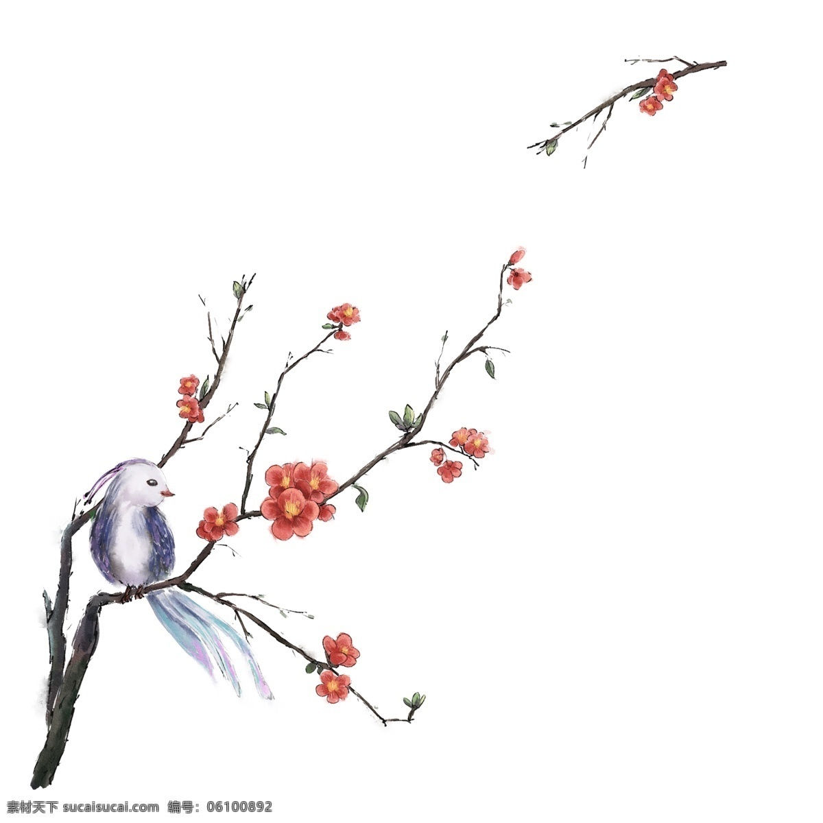 古风 花鸟 边框 复古 中国 风 古风花卉 复古边框 手绘花卉 水彩花朵 飞鸟 鸟类 花枝