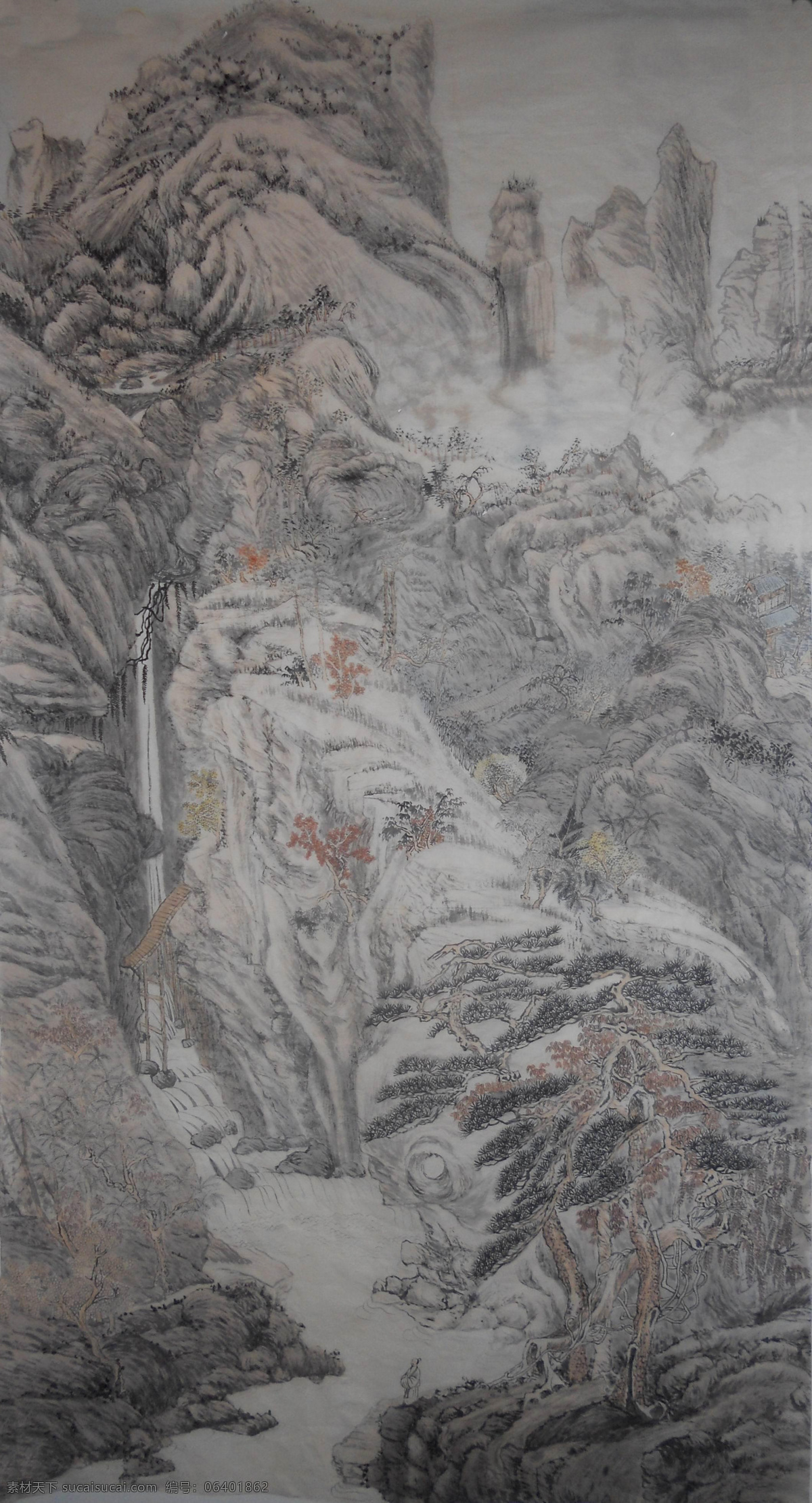 彩墨山水画 风景画 国画 国画山水 山水 模板下载 河流 绘画 绘画书法 设计素材 中国画 山水画 山水国画 写意画 书法 大师作品 写意 写意国画 国画写意 墨迹 水墨画 树木 植物 山峰 山 云雾 奇峰 溪水 瀑布 小河 文化艺术 家居装饰素材 山水风景画