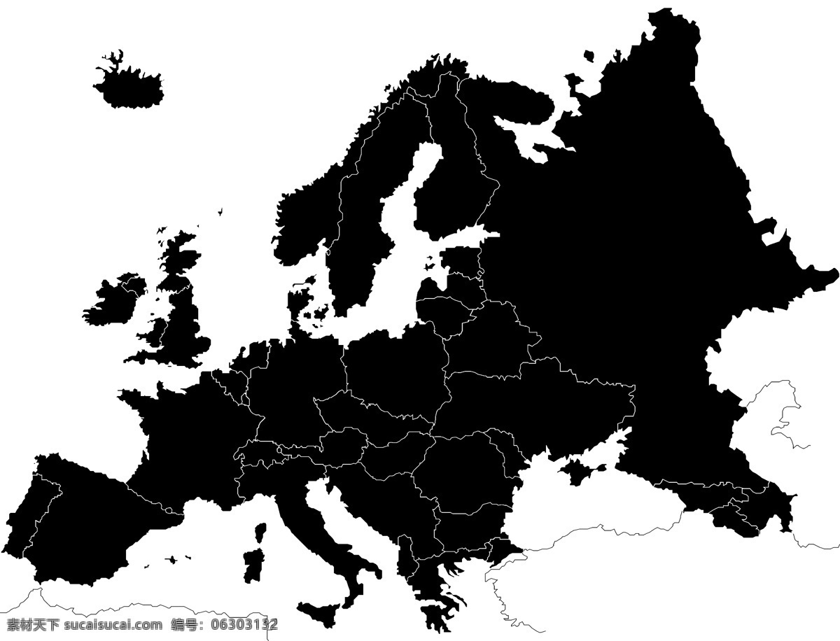 欧洲 地图 其他载体 矢量图 其他矢量图