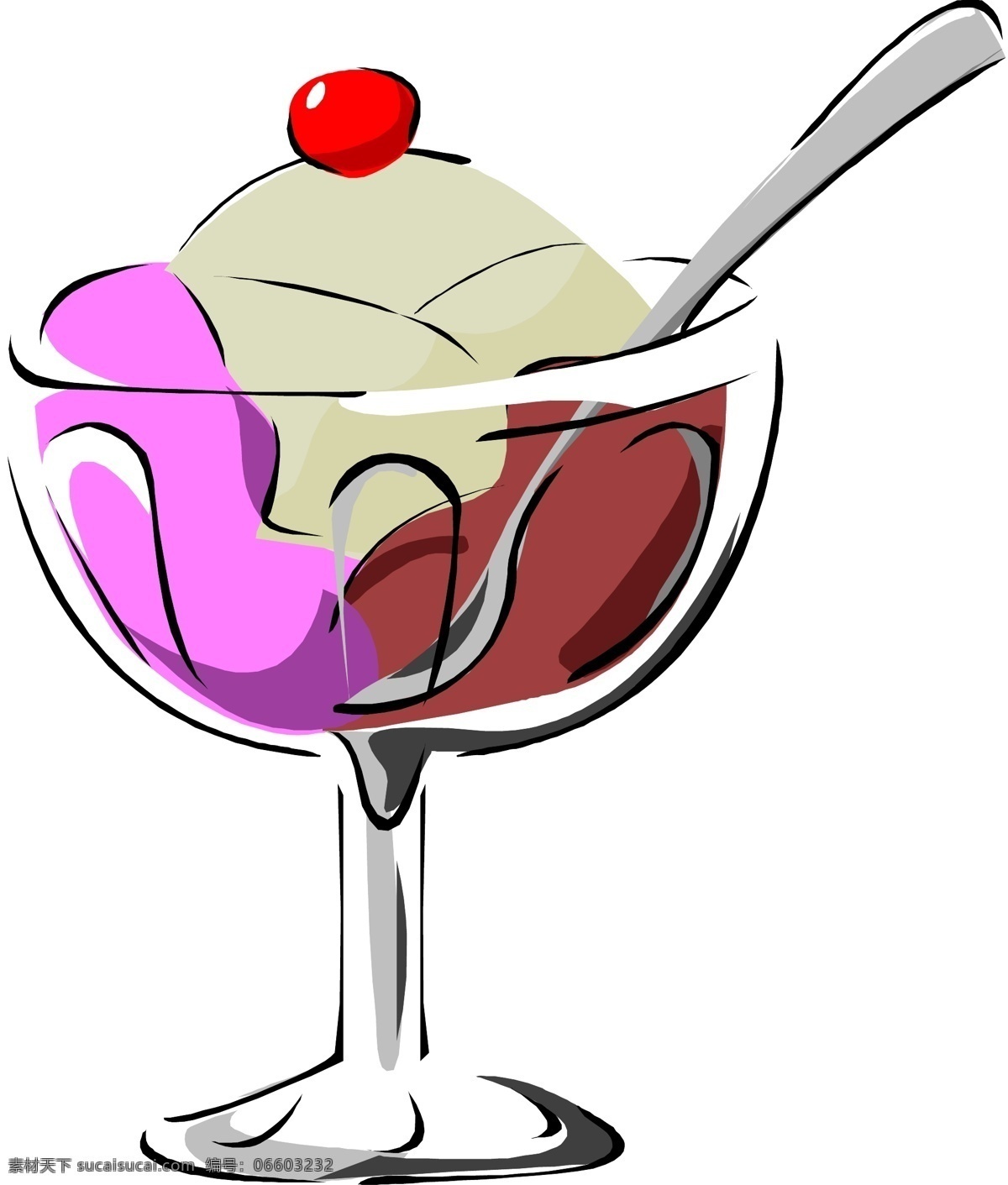 卡通 冰淇淋 漫画 矢量下载 网页矢量 商业矢量 矢量用具 白色