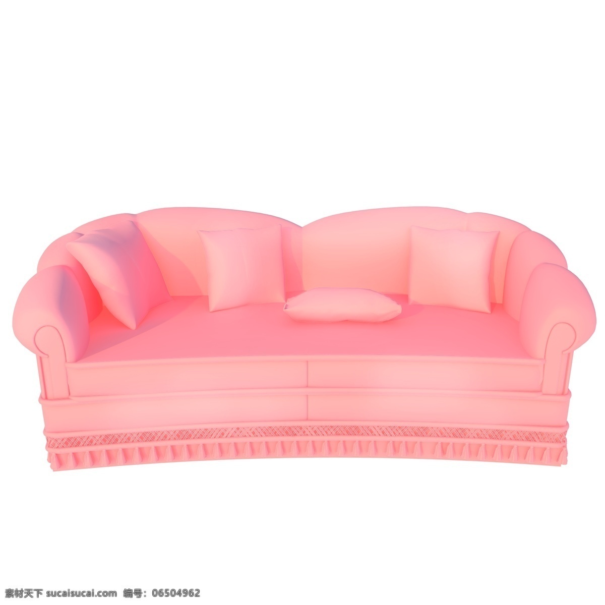高贵双人沙发 奢华 浪漫粉色 时尚 沙发