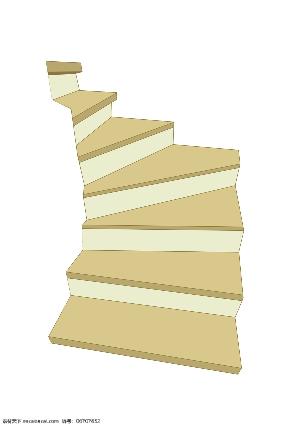 浅黄色 楼梯 插画 浅黄色的楼梯 卡通插画 楼梯插画 楼房楼梯 木质楼梯 楼梯脚垫 爬升的楼梯